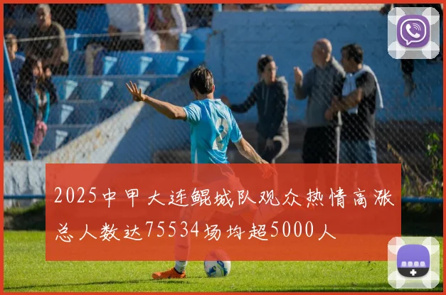 2025中甲大连鲲城队观众热情高涨总人数达75534场均超5000人